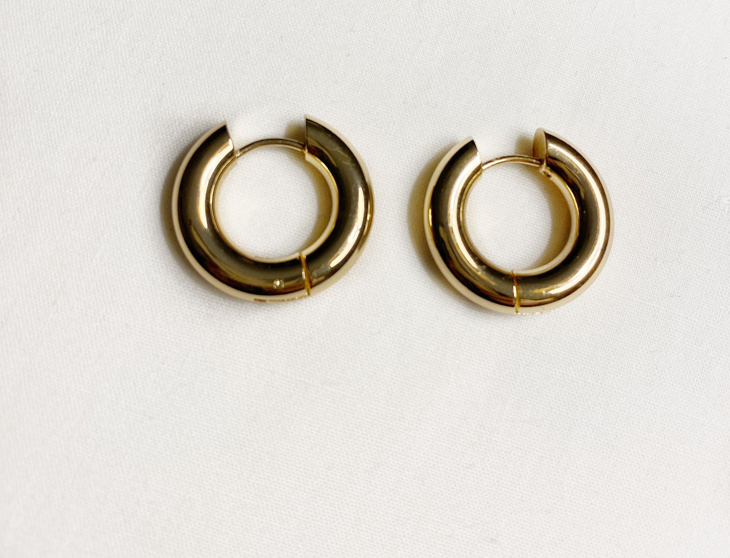 Golden Hoop Earrings