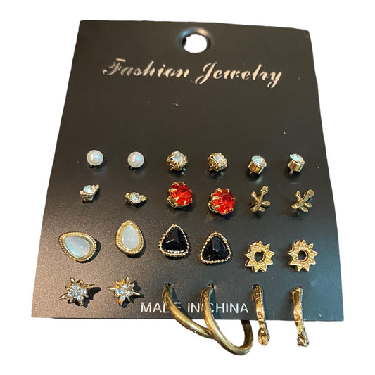 12 Earrings Set