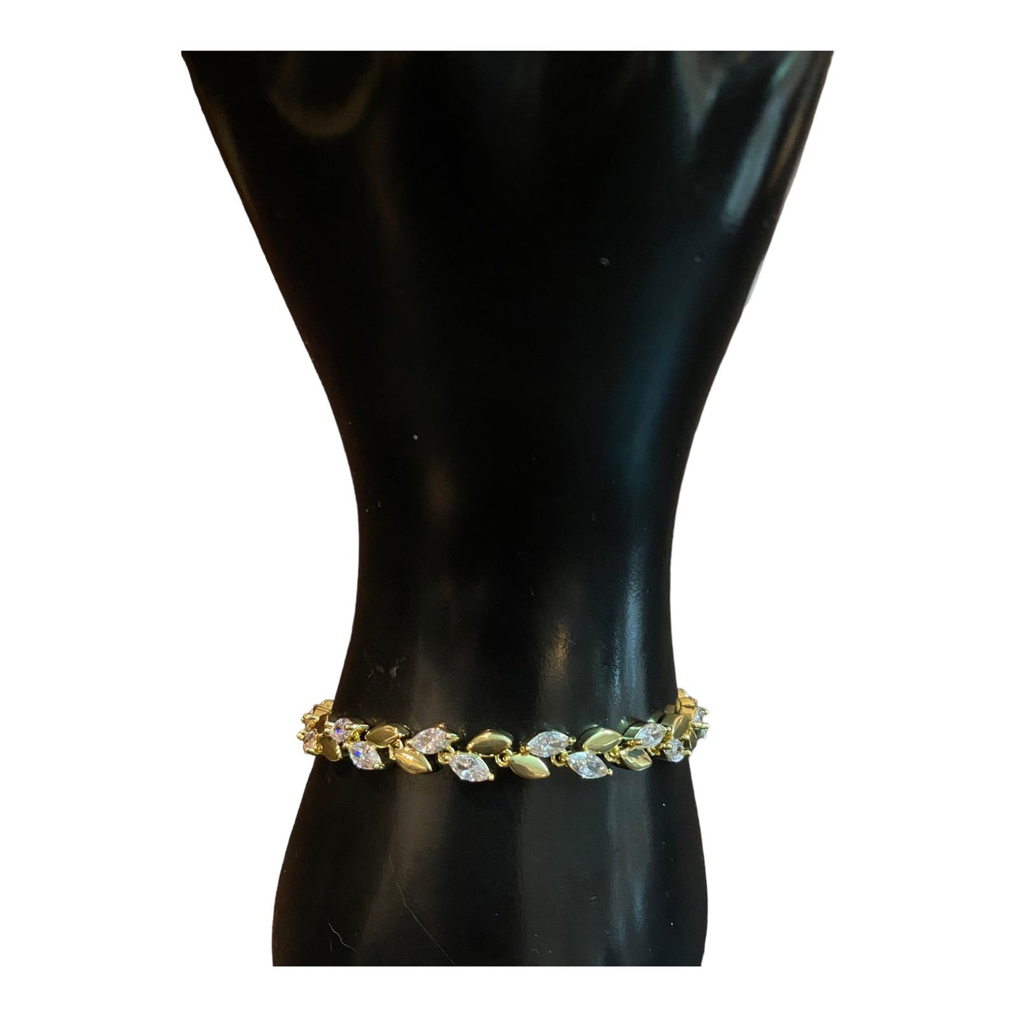 Leaf Gold and Silver Bracelet