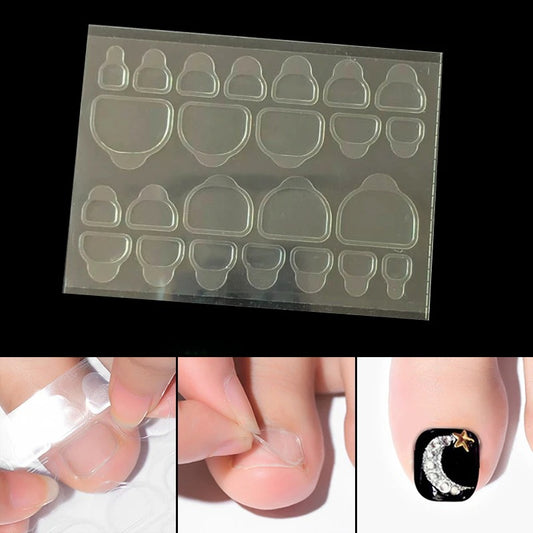 30 Sheets False Toe Nails