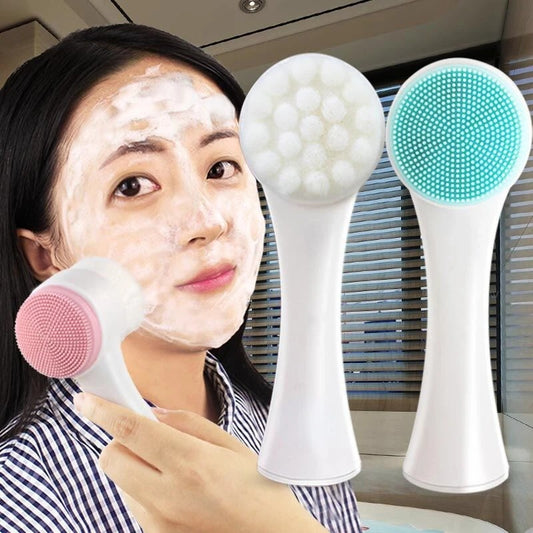 Silica Gel Facial Brush