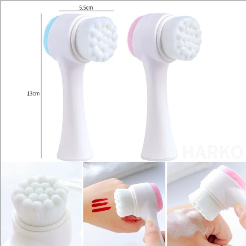 Silica Gel Facial Brush